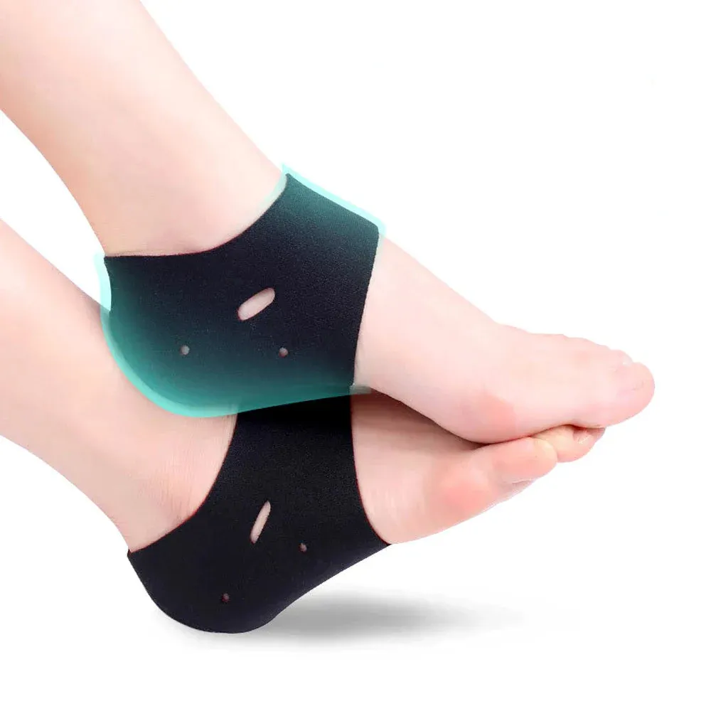 1 Pair Pain Relief Heel Protect Ankle Brace Sock Support Orthotic Insole