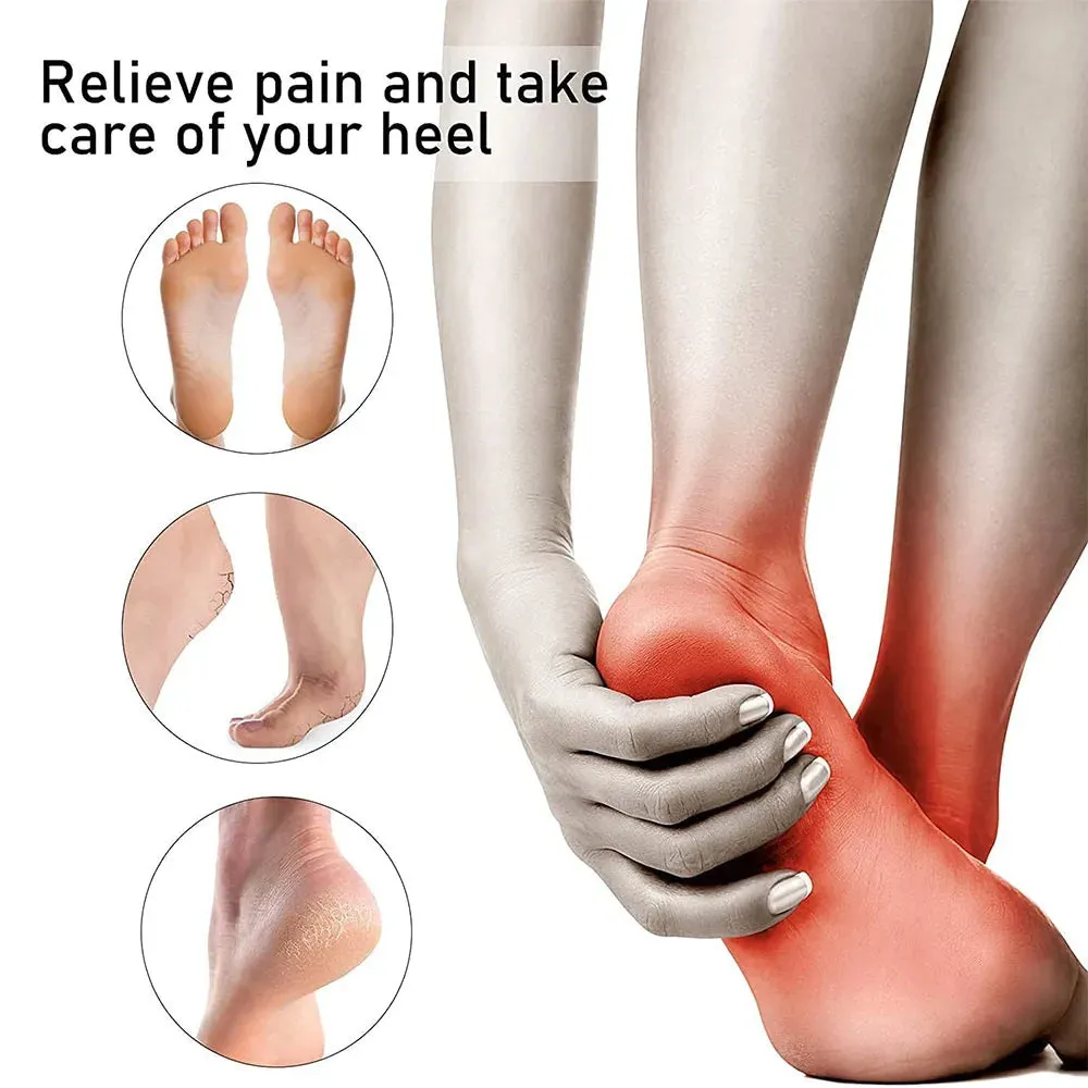 1 Pair Pain Relief Heel Protect Ankle Brace Sock Support Orthotic Insole