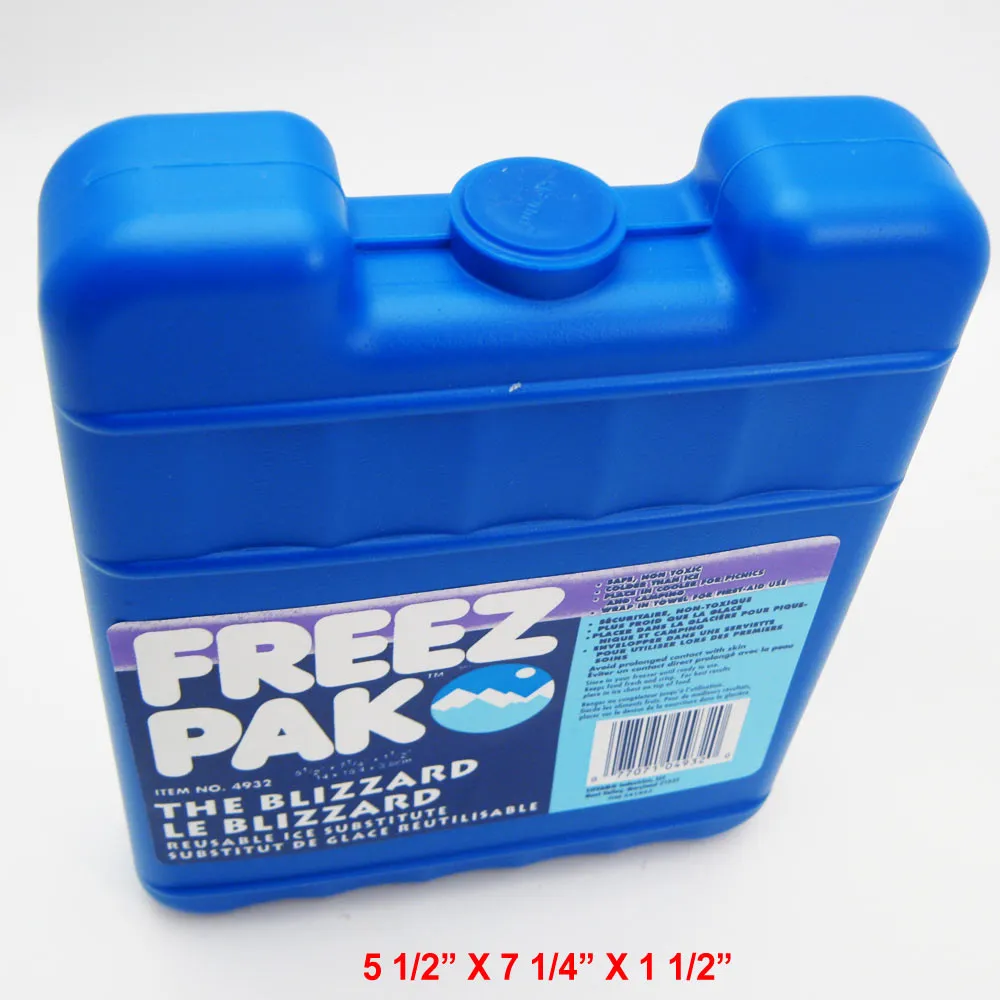 1 Reusable Ice Pack Cold Gel Compress Non Toxic Freeze Therapy Pain Food Camping