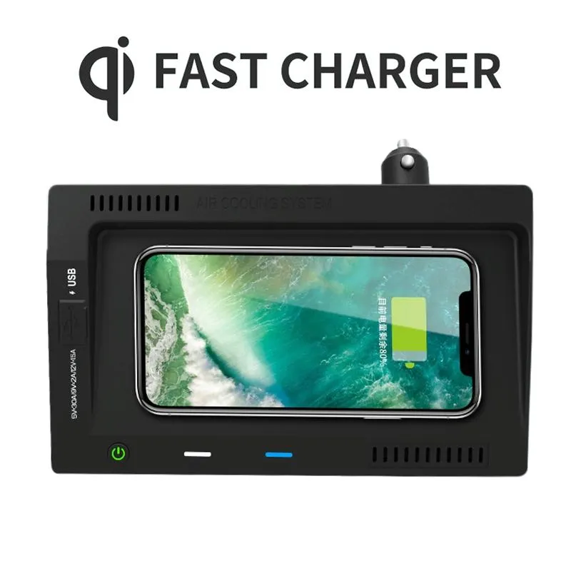 10w Wireless Car Charger for Volkswagen Teramont 2018-2020 - Qi Standard