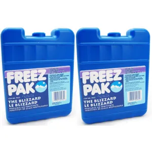 2 Blizzard Reusable Cold Ice Gel Compress Pack Instant Pain Cool Therapy Camping