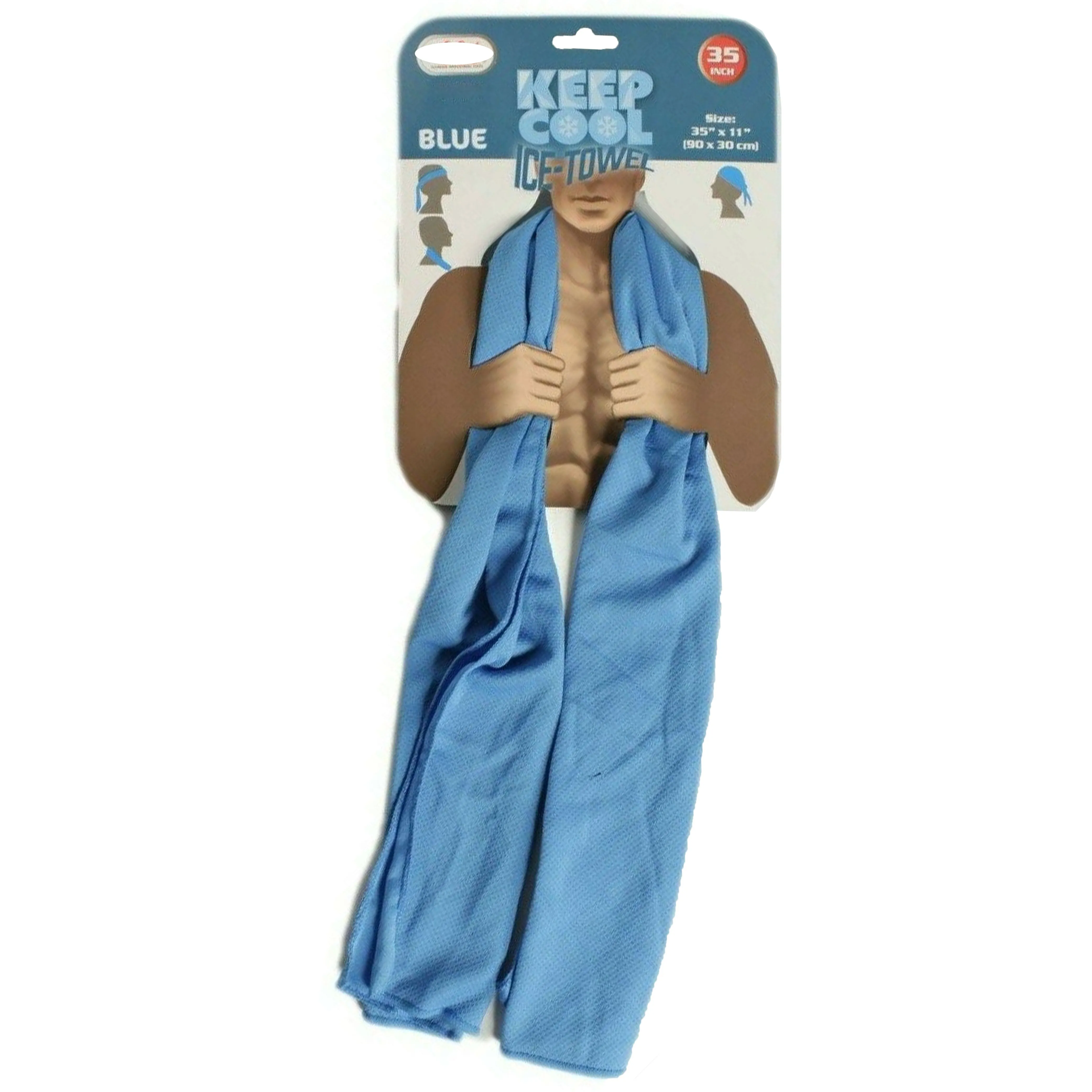 4 Pc Freeze Gel Ice Towel Icy Wrap Cooling Bandana Headband Head Neck Cold Pad