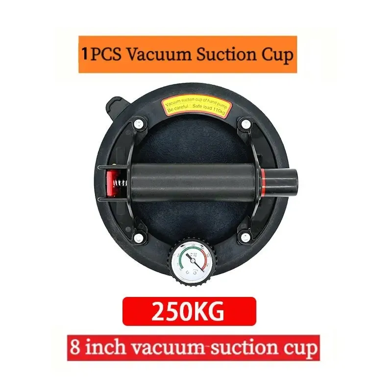 8 250kg Air Pump Suction Cups Heavy Duty Hand Tool for Lifting and Handling