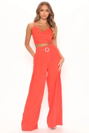 Amari Pant Set - Red