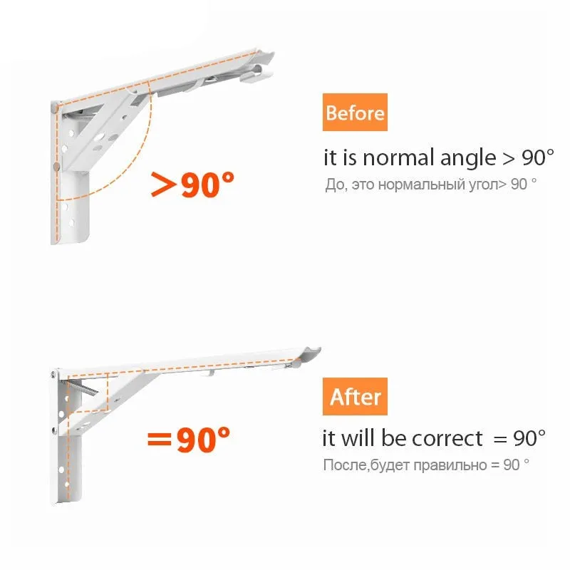 Angle Bracket Heavy Support Adjustable Wall Mounted