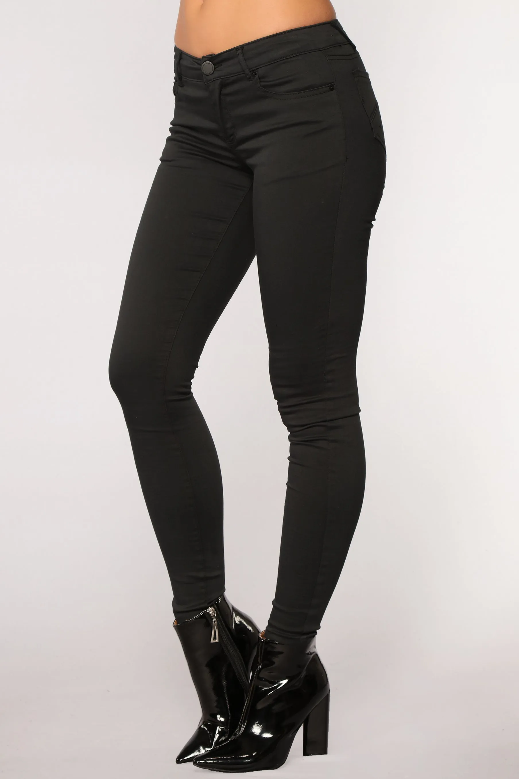 Back to Back Skinny Jeans - Black