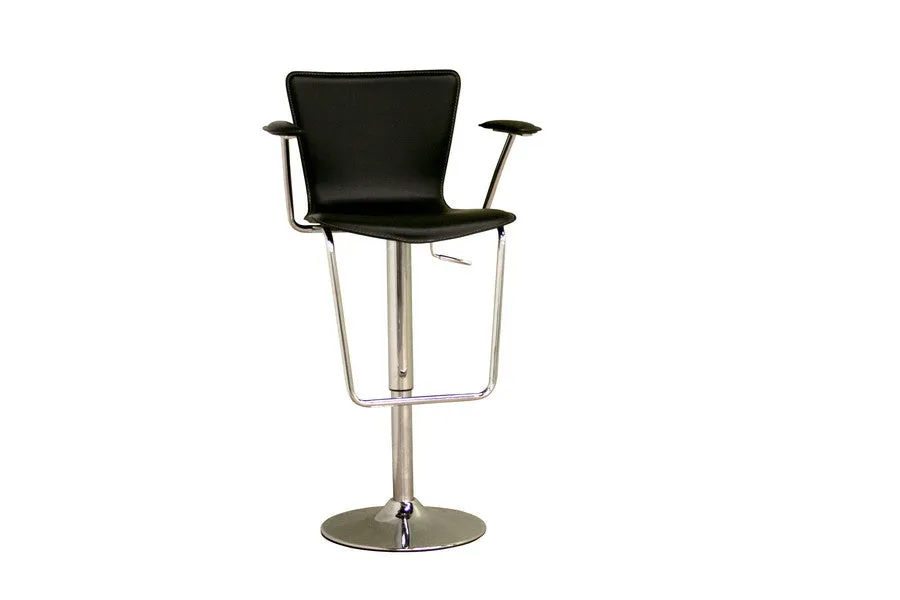 Baxton Studio Bonded Leather Adjustable Bar Stool