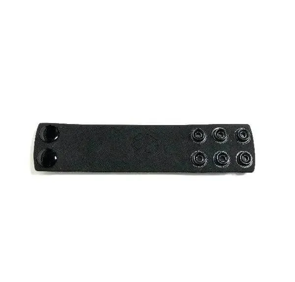 Boneyard 1.5inch Silicone Ball Strap - 3 Snap - Black