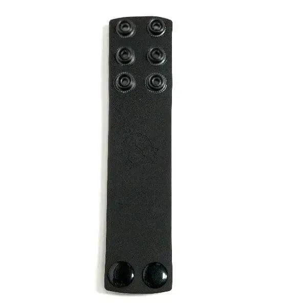 Boneyard 1.5inch Silicone Ball Strap - 3 Snap - Black