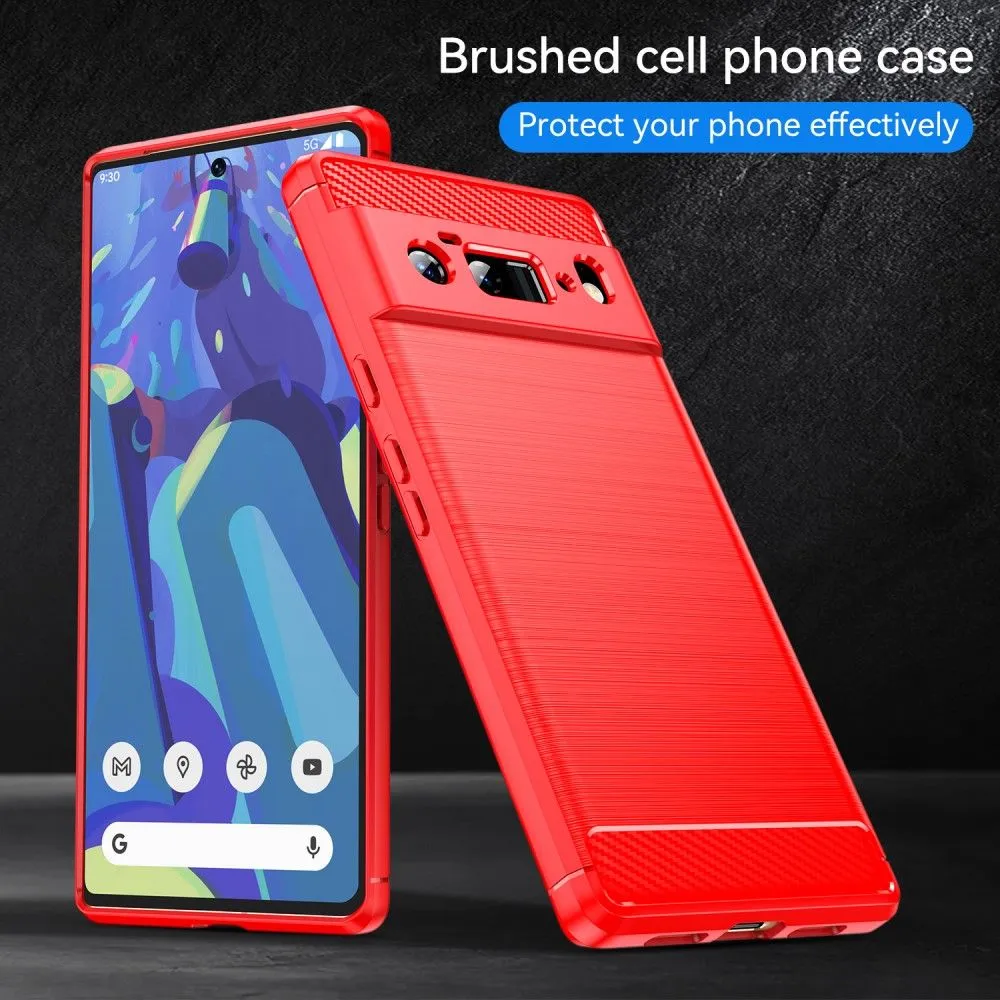 Carbon Flex case - Google Pixel 6 Pro - Red