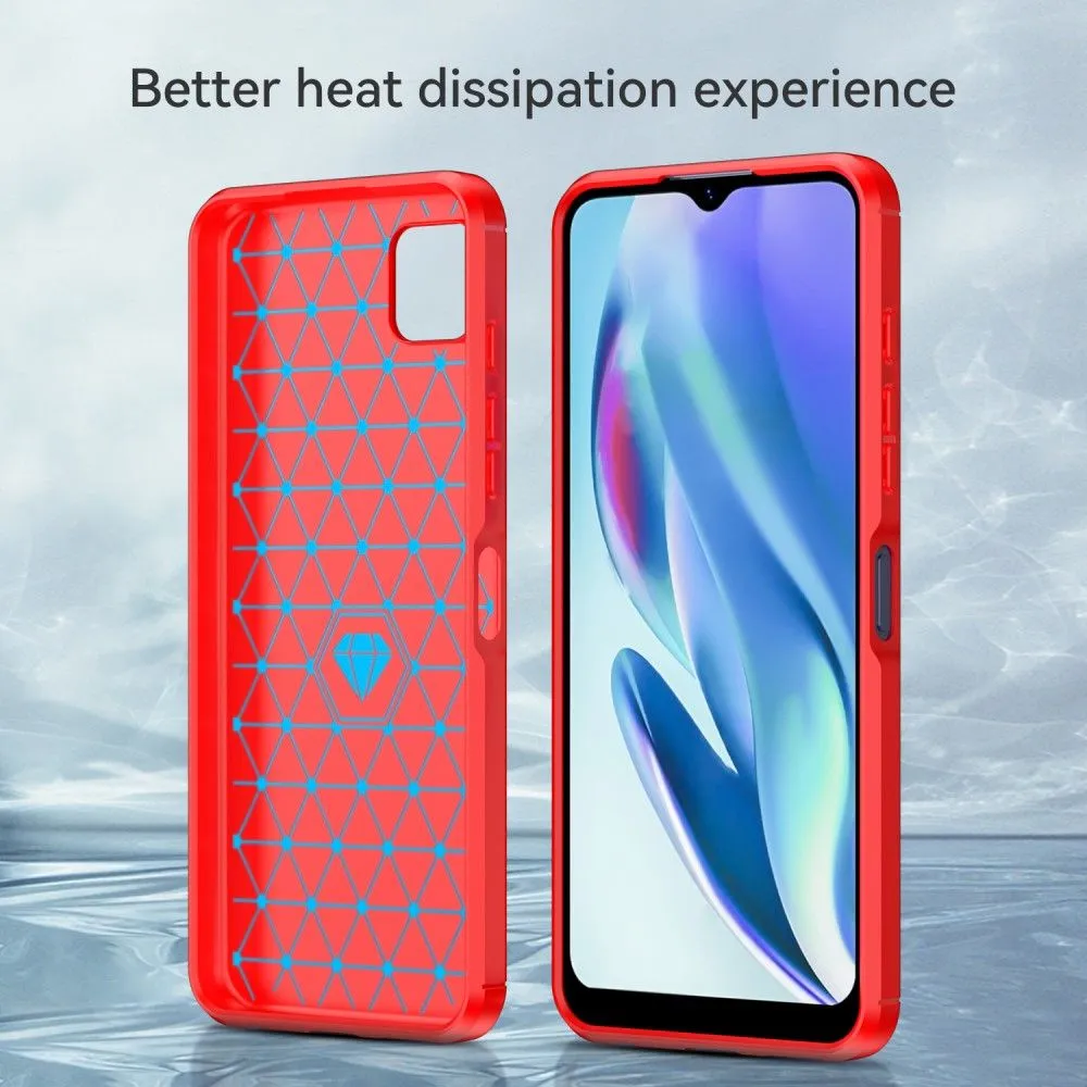 Carbon Flex case - Motorola Moto G50 5G - Red