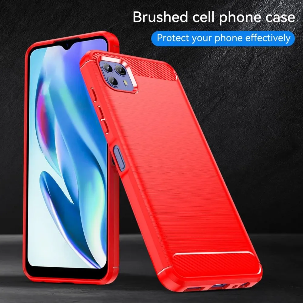 Carbon Flex case - Motorola Moto G50 5G - Red