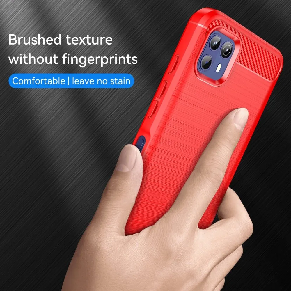 Carbon Flex case - Motorola Moto G50 5G - Red