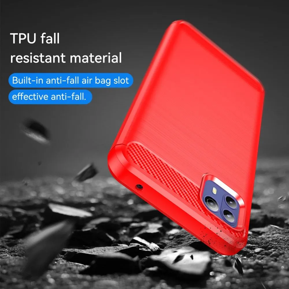 Carbon Flex case - Motorola Moto G50 5G - Red