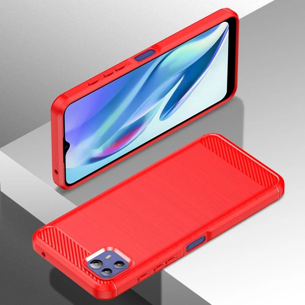 Carbon Flex case - Motorola Moto G50 5G - Red