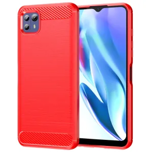 Carbon Flex case - Motorola Moto G50 5G - Red