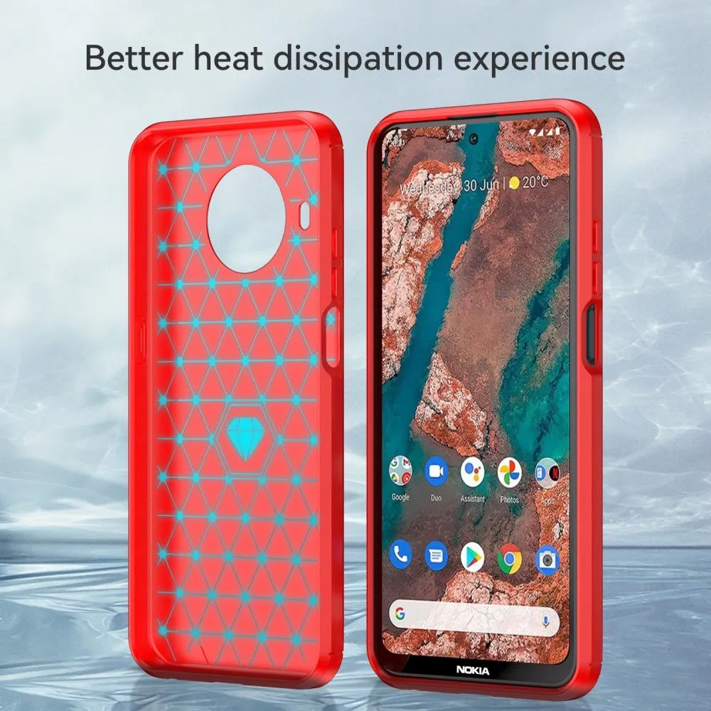 Carbon Flex case - Nokia X10 / X20 - Red
