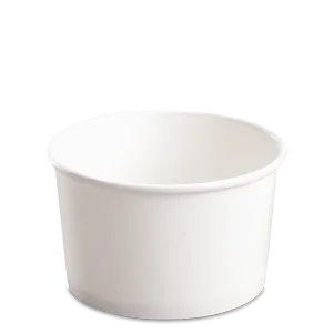 CCF 20OZ(D127MM) Soup Paper Cup (Hot/Cold Use) - White 600 Pieces/Case