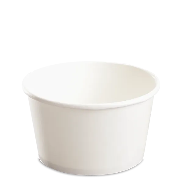 CCF 24OZ(D142MM) Soup Paper Cup (Hot/Cold Use) - White 600 Pieces/Case