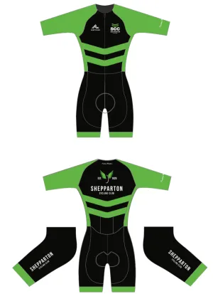 Custom SS Skin Suit (Black / Pockets) - Shepparton CC (Junior)