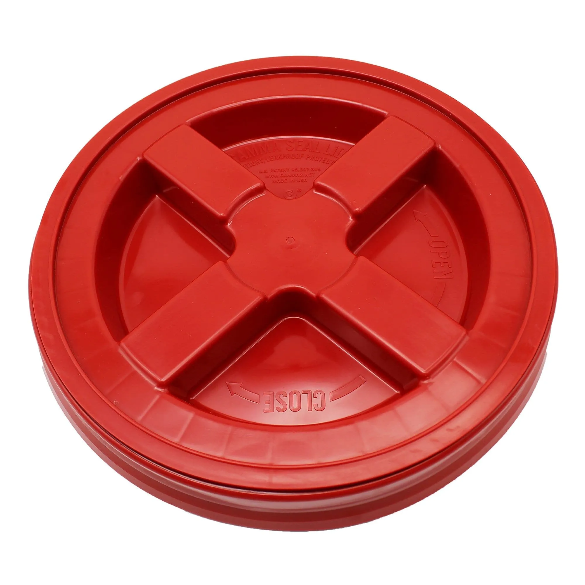 Gamma Seal Lid - Red (3.5 to 7.9 Gallon Bucket)