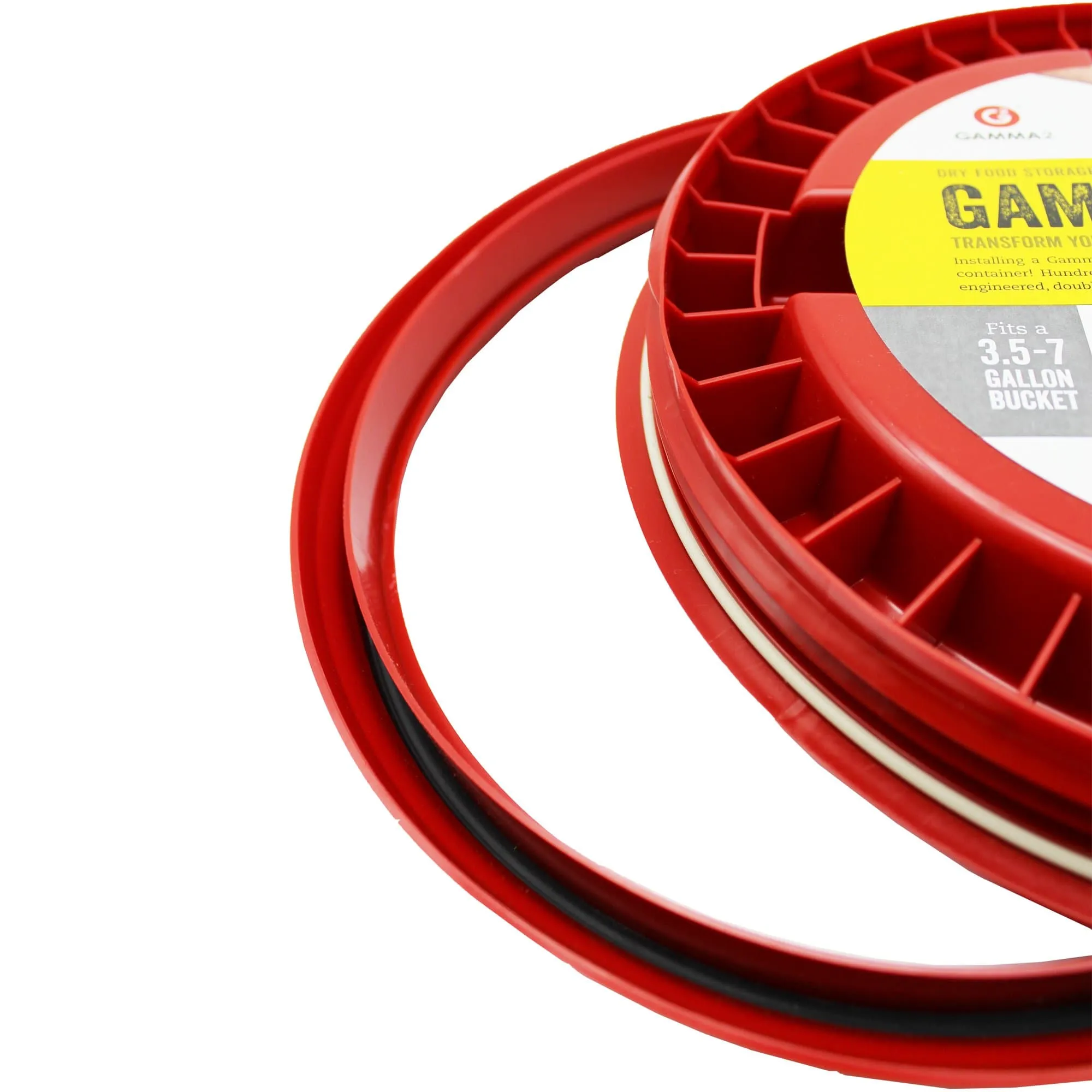 Gamma Seal Lid - Red (3.5 to 7.9 Gallon Bucket)