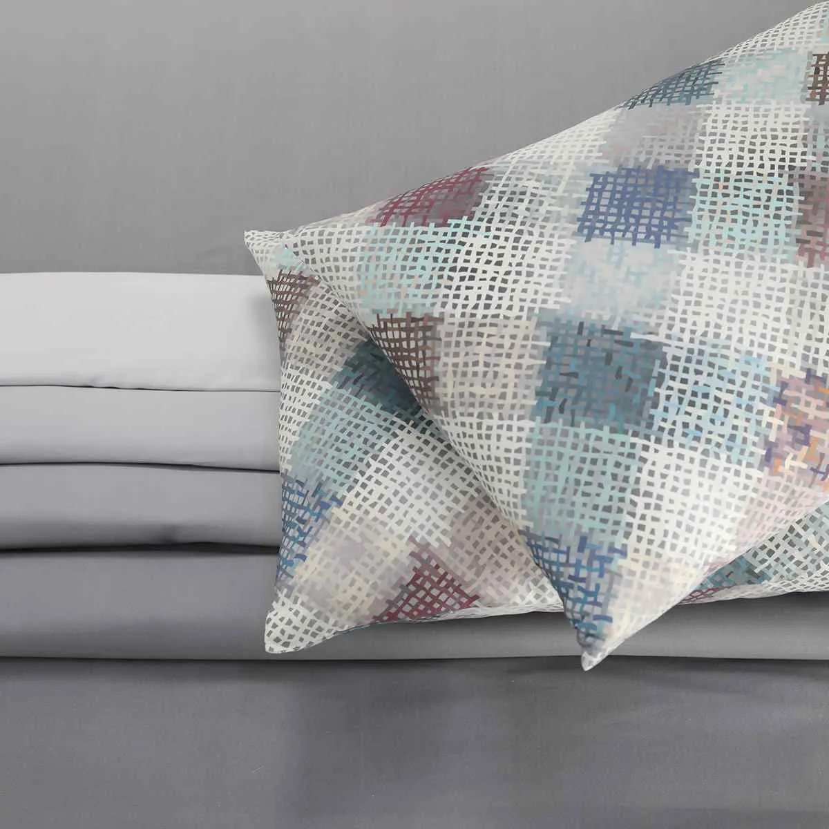 Indie-Geo Digital Printed Stefano Multi 100% Cotton Bed Sheet