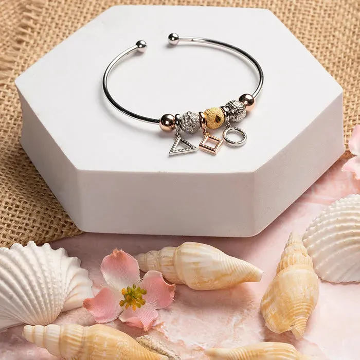 Multiclored Charms Adjustable Kada