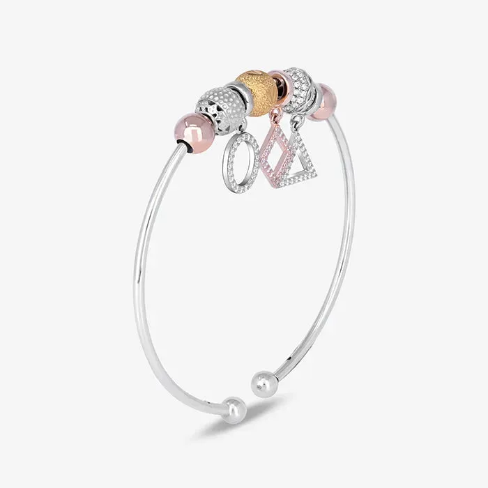 Multiclored Charms Adjustable Kada