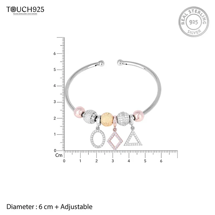 Multiclored Charms Adjustable Kada