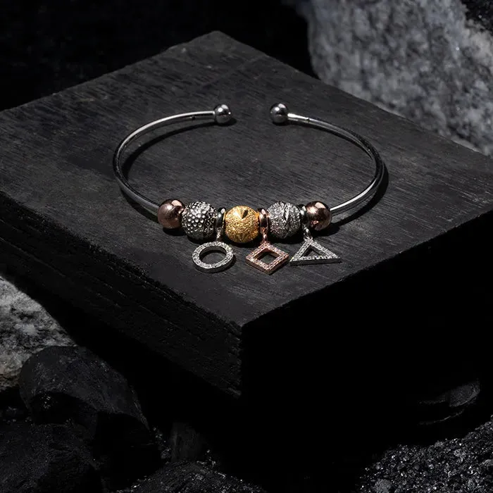 Multiclored Charms Adjustable Kada