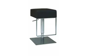 Natalie Pneumatic Swivel Stool Black