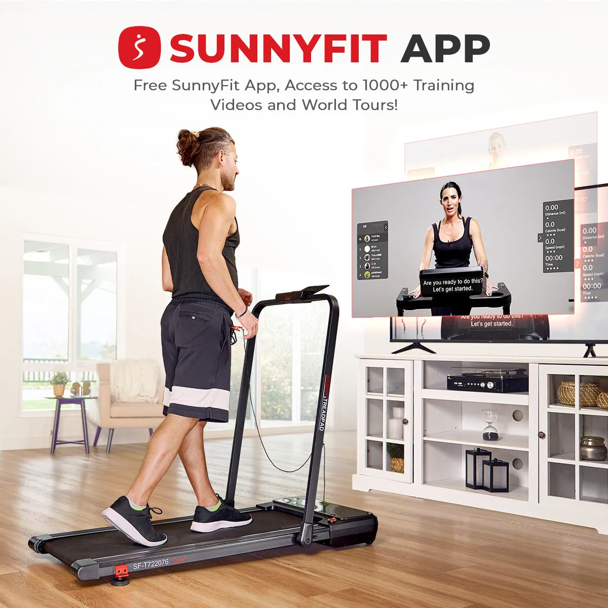 Pacer 2 in 1 Auto Incline Under Desk Walking/Running Smart Treadmill