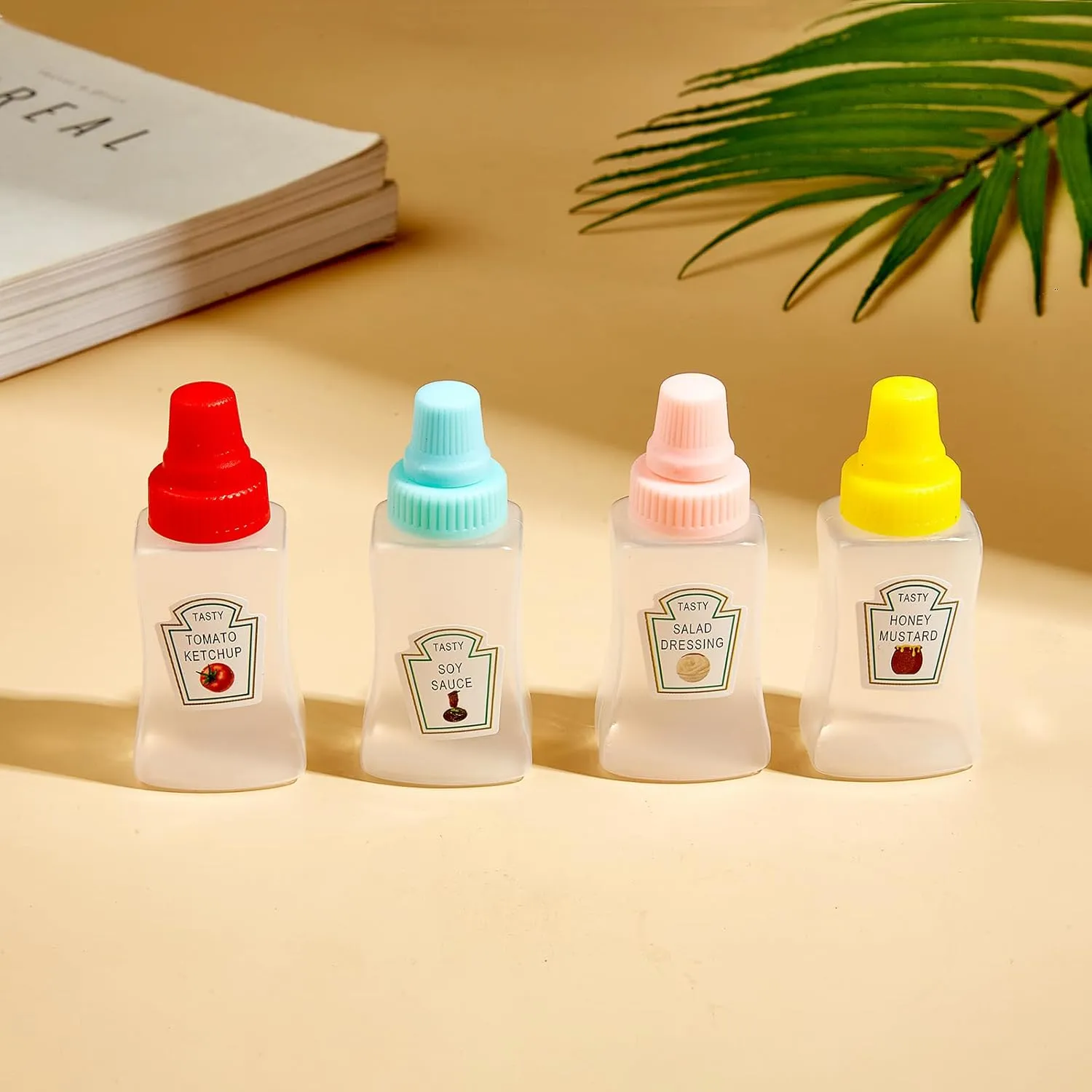 Portable Mini Sauce Bottles - Pack of 2