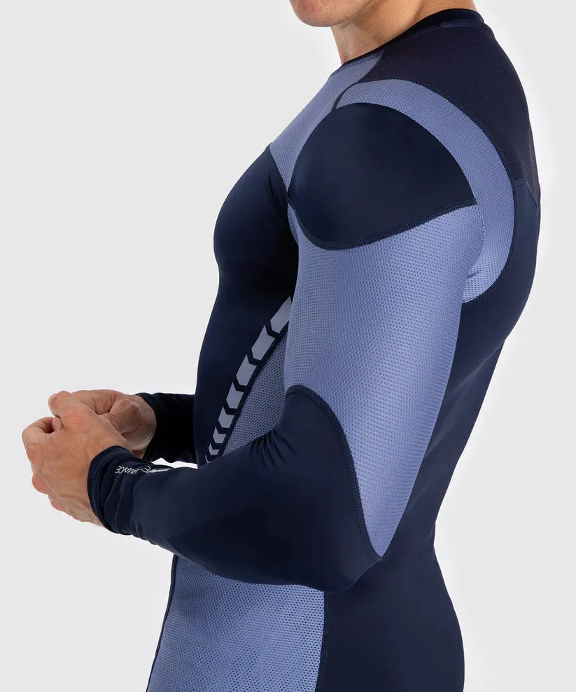 Rash Guard - Venum - 'Tempest' - Pitkhihainen - Navy/Sininen