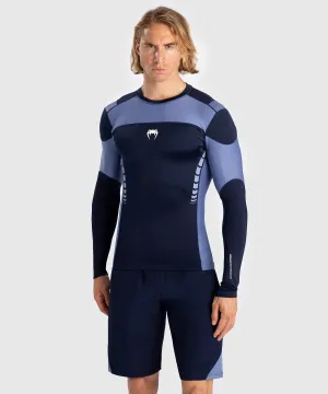 Rash Guard - Venum - 'Tempest' - Pitkhihainen - Navy/Sininen