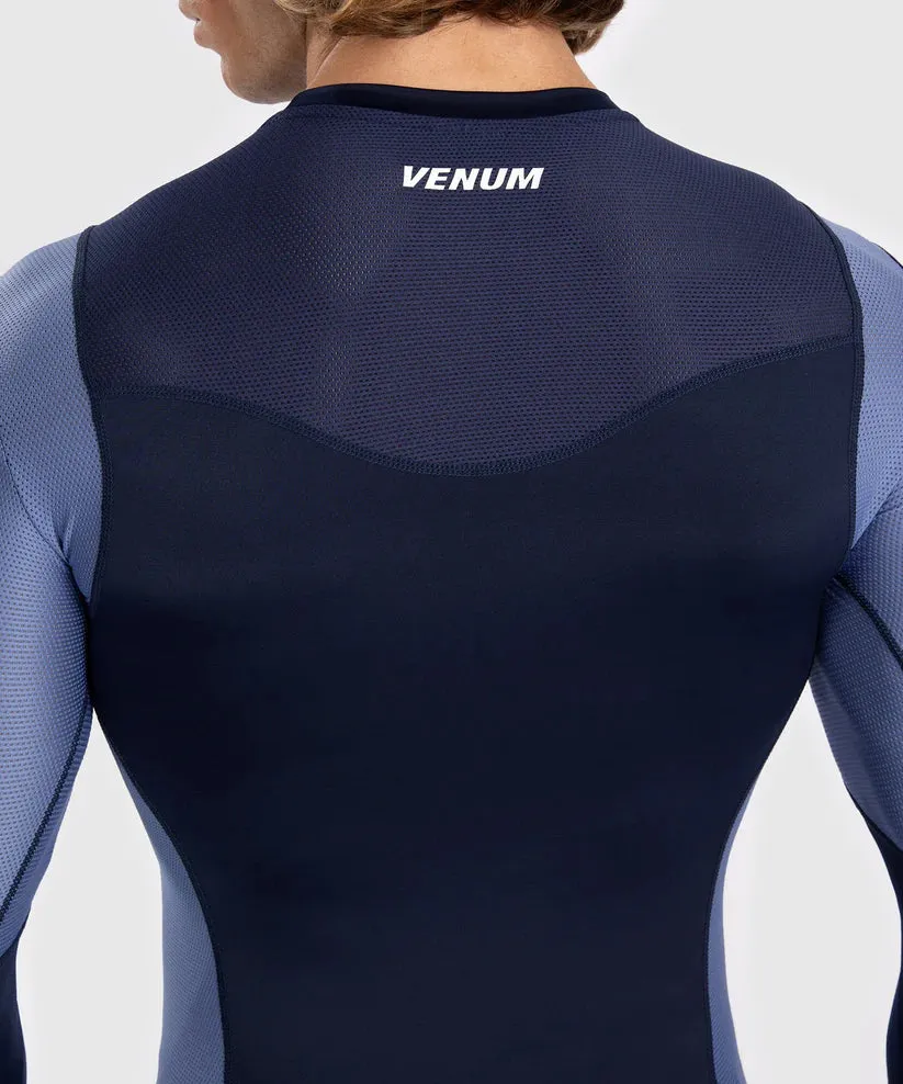 Rash Guard - Venum - 'Tempest' - Pitkhihainen - Navy/Sininen