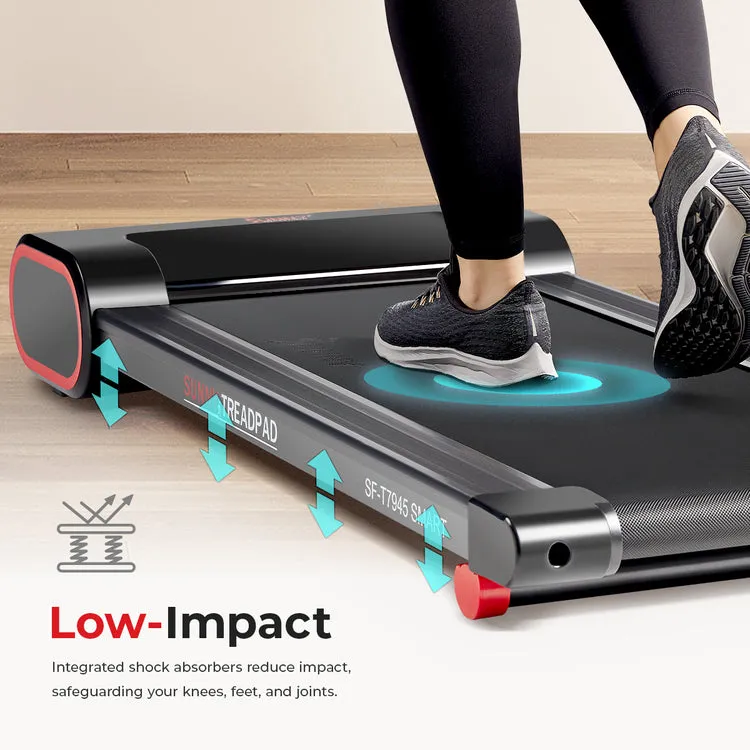 Sunny Health & Fitness Smart Slim Under Desk Walking Treadpad - SF-T7945SMART