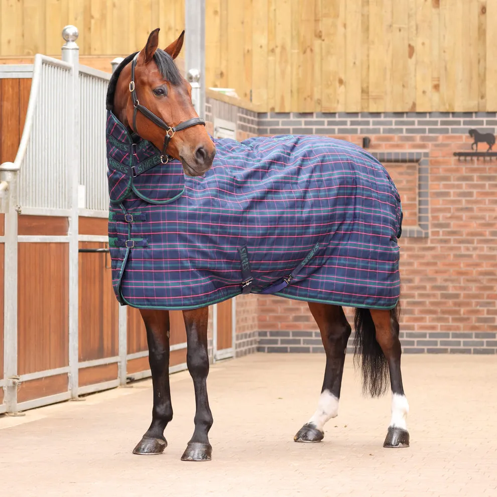 Tempest 100g Stable Rug Combo Navy Tartan