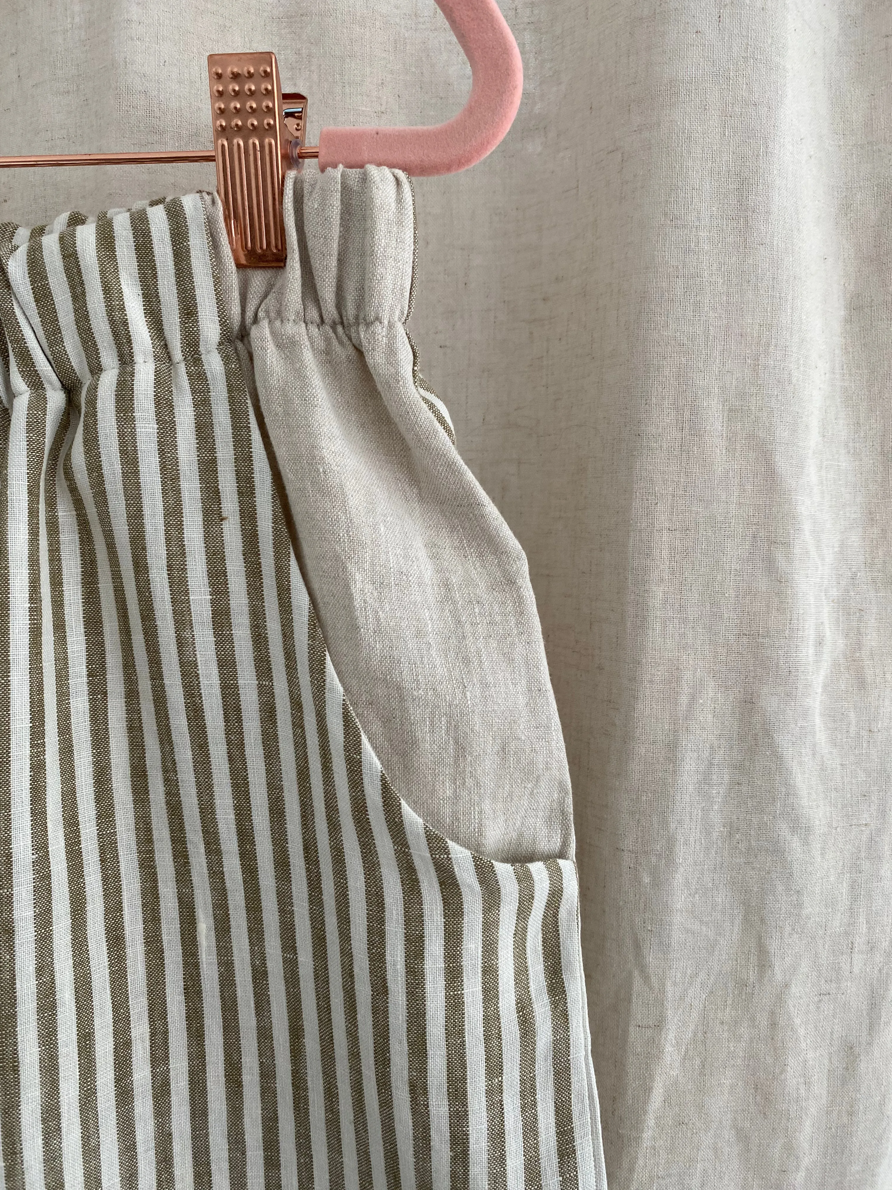 The Pedal Pushers - Linen Checks & Stripes