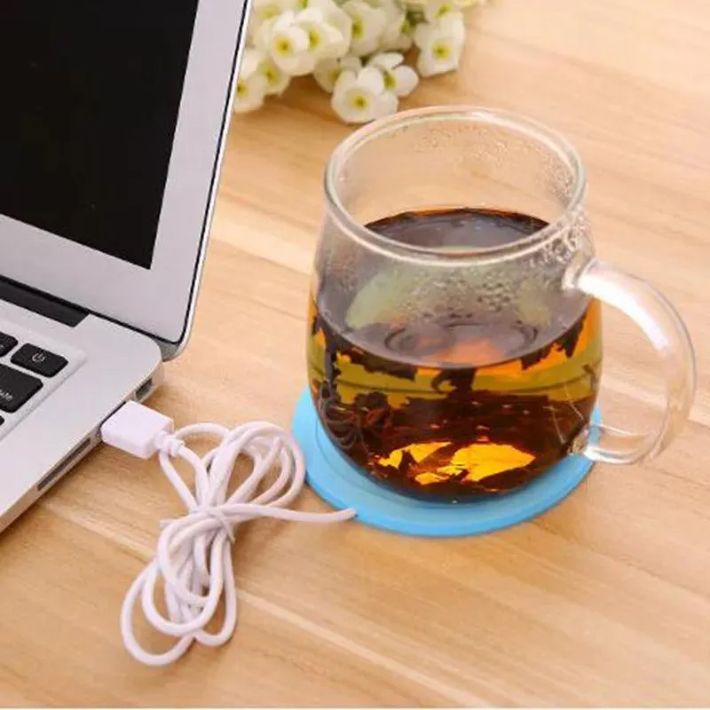 USB Cup Warmer: Efficiently Keep Your Drink Hot - Ideal Gift!