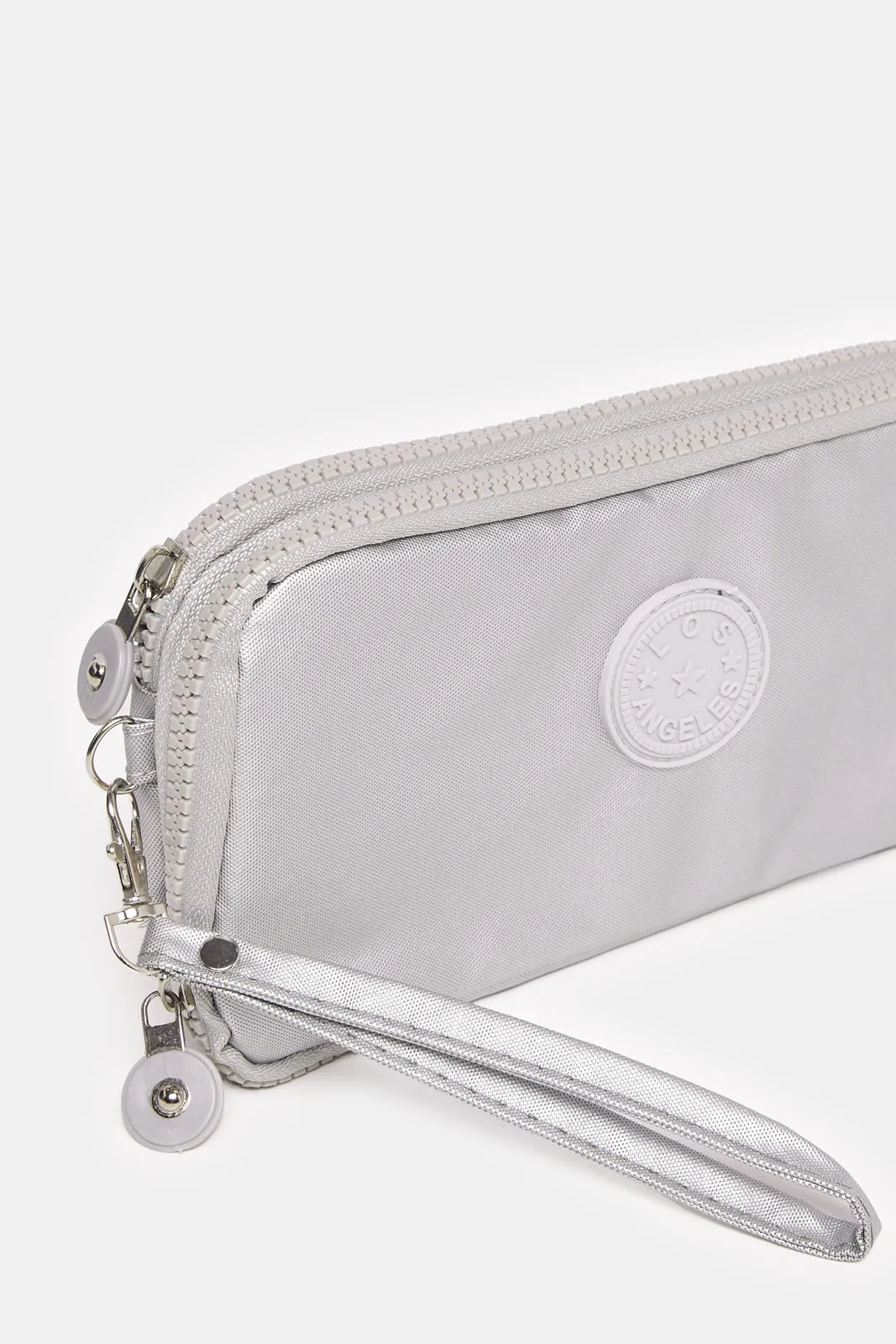 Women Grey Multi Compartment Travel Pouch