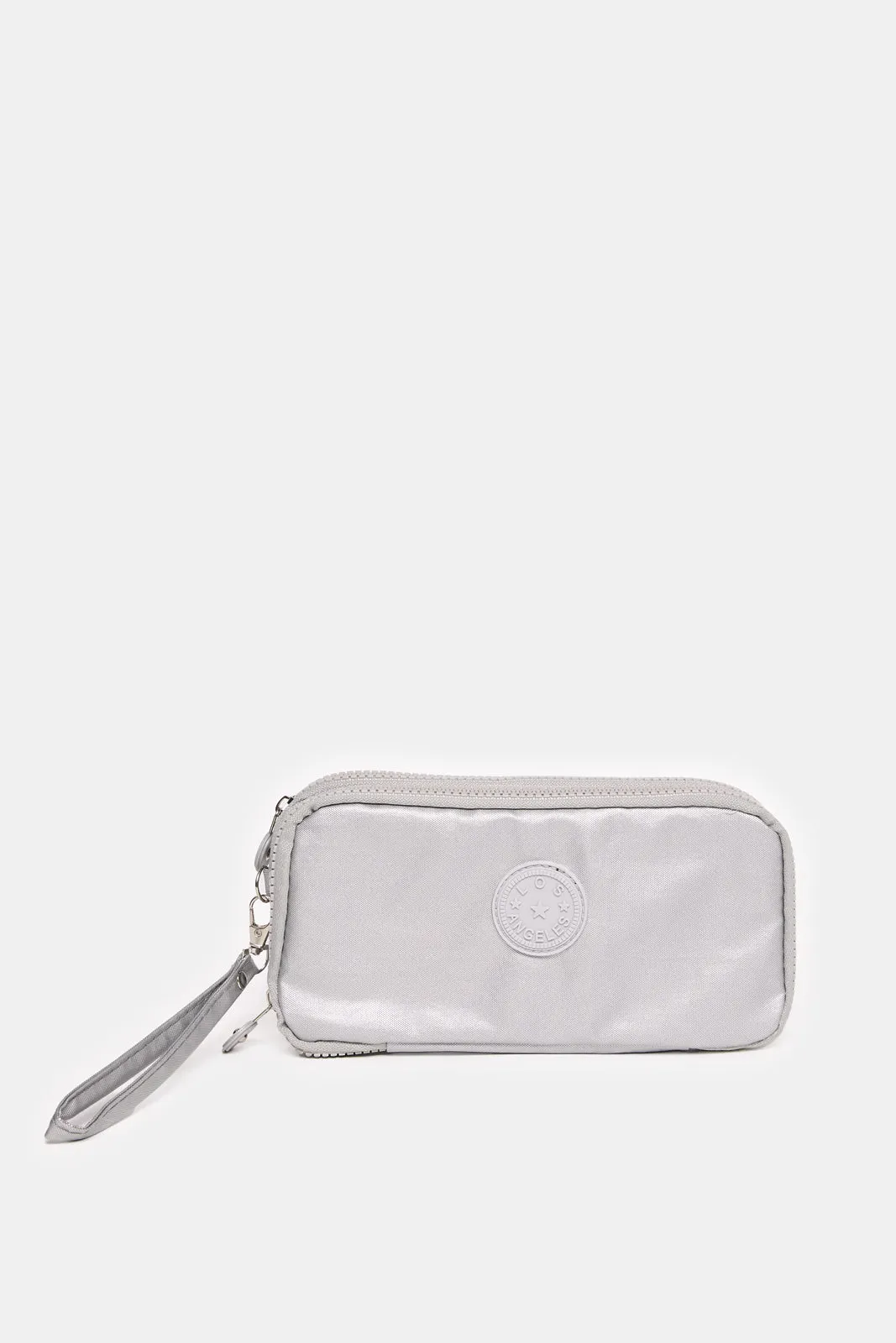 Women Grey Multi Compartment Travel Pouch